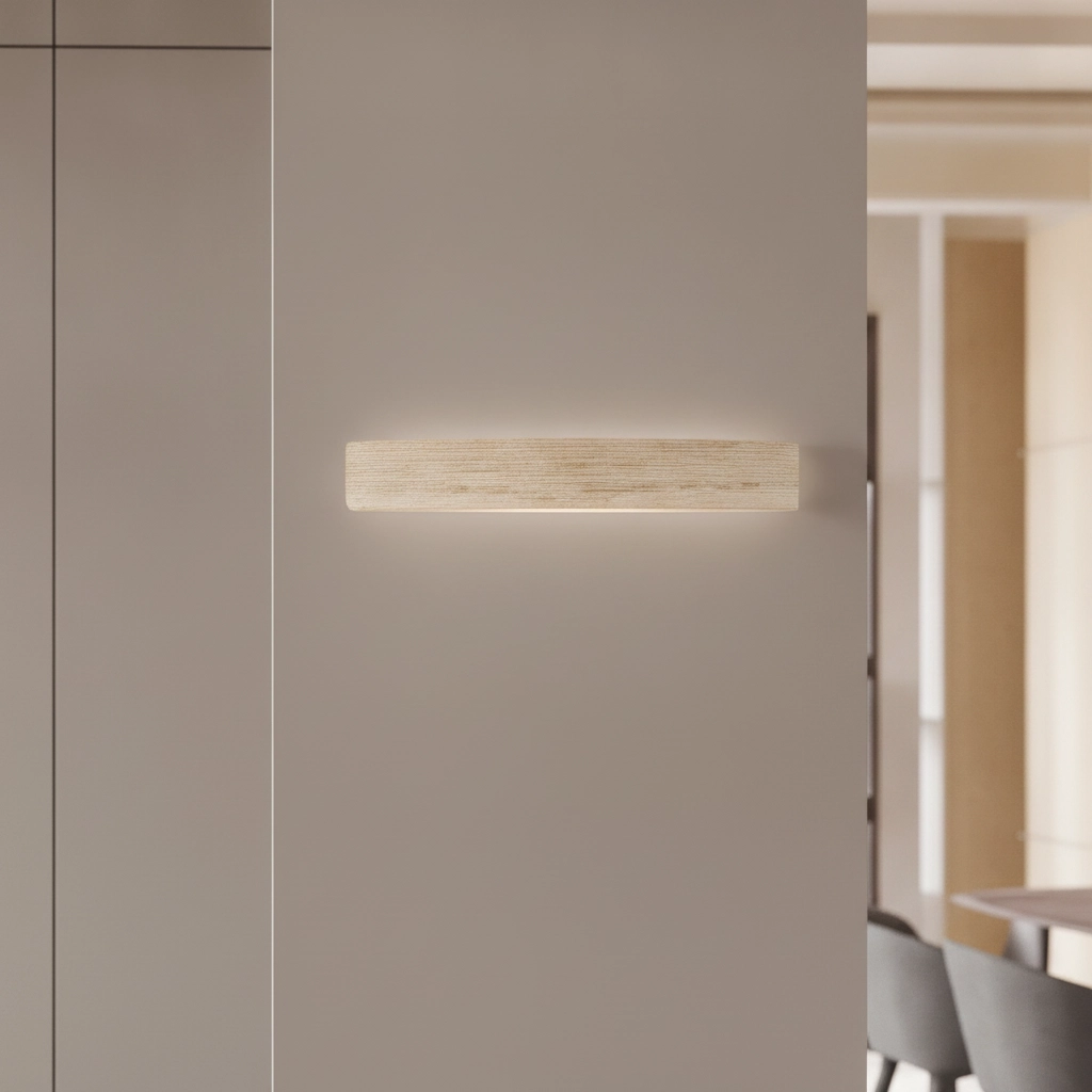 Elegante Wandlampe Alyssa Sandbraun