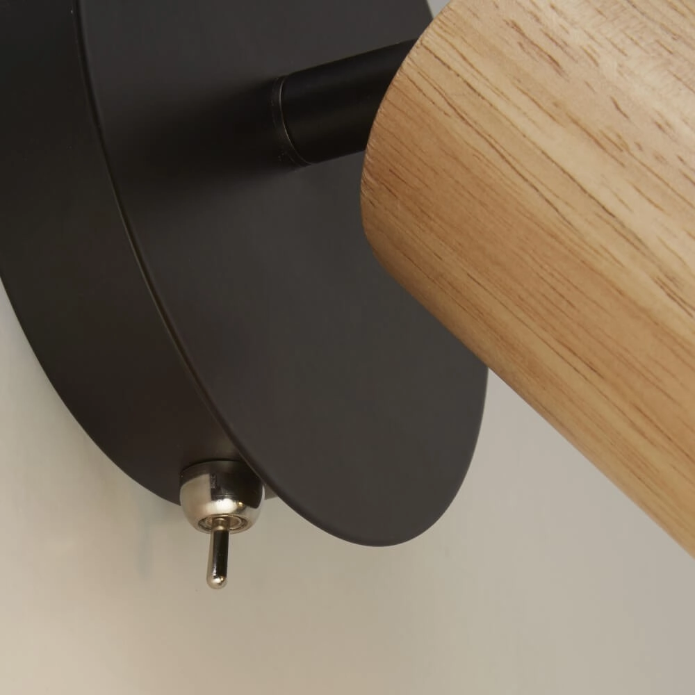 Wandleuchte aus Holz Spinny Searchlight 5053423228174