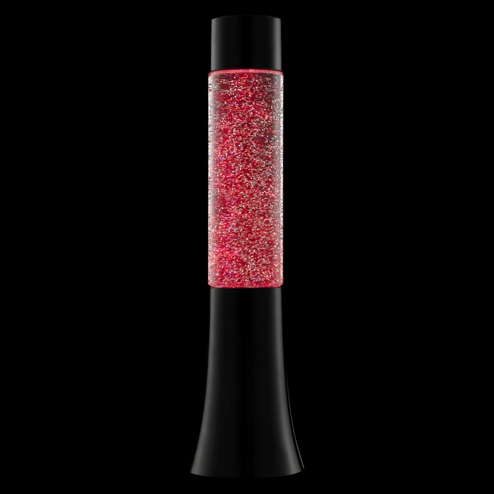 Lavalampe Glitter-Tower Schwarz Brilliant 4004353477454