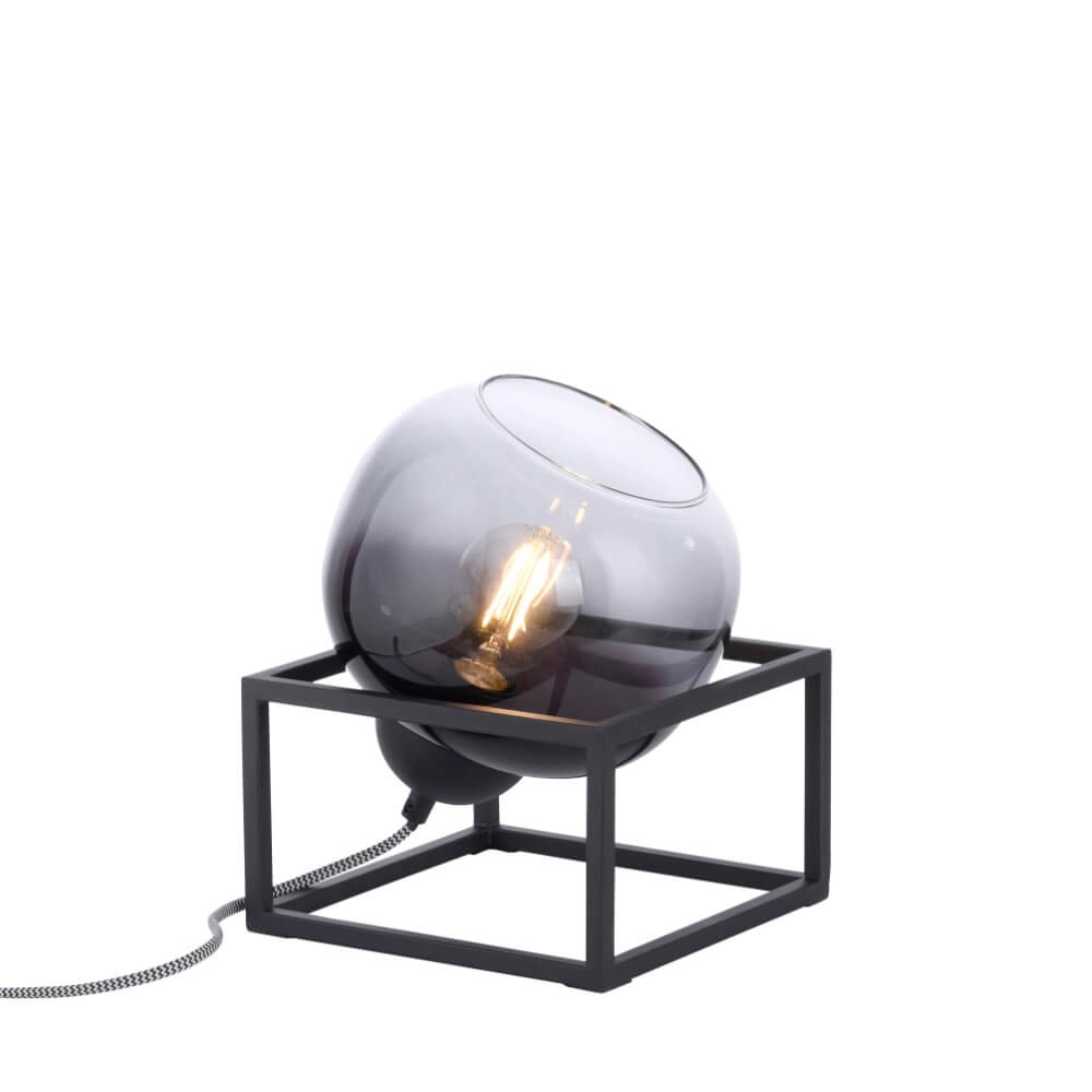 Schwarze Tischlampe Zea Just Light 4043689993771