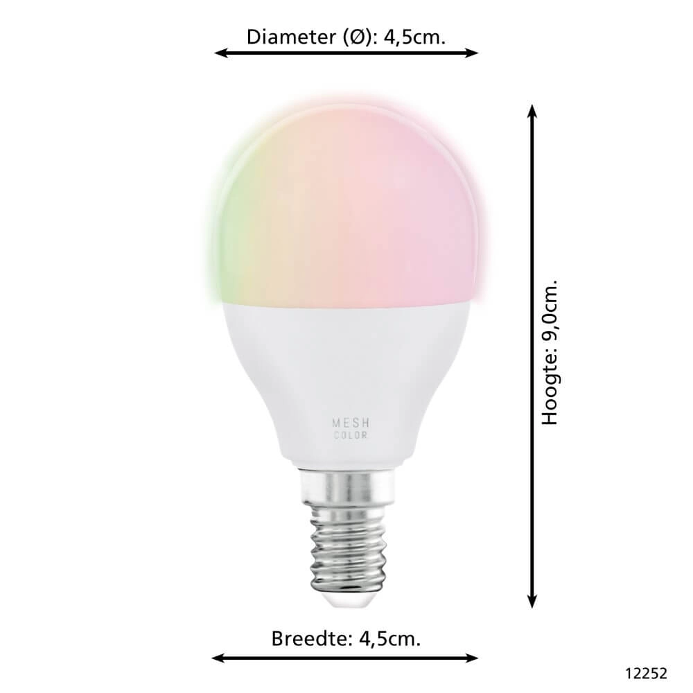 LED-Lampe Zigbee - E14 - 4.9 watt - 2700-6500K - P45 Eglo 9002759122522