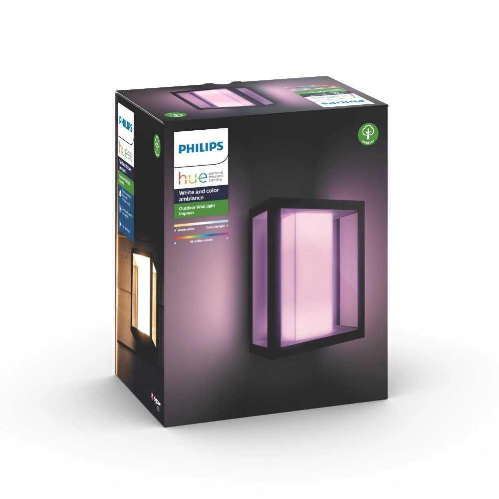 Außenlampe Hue Impress Vitrine schwarz Philips 8718696170496