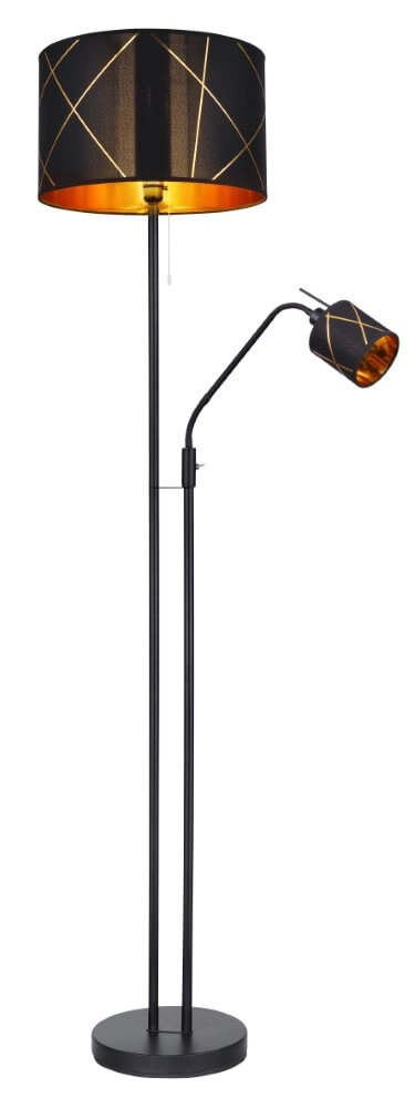 Design-Stehlampe Bemmo mit Leselampe