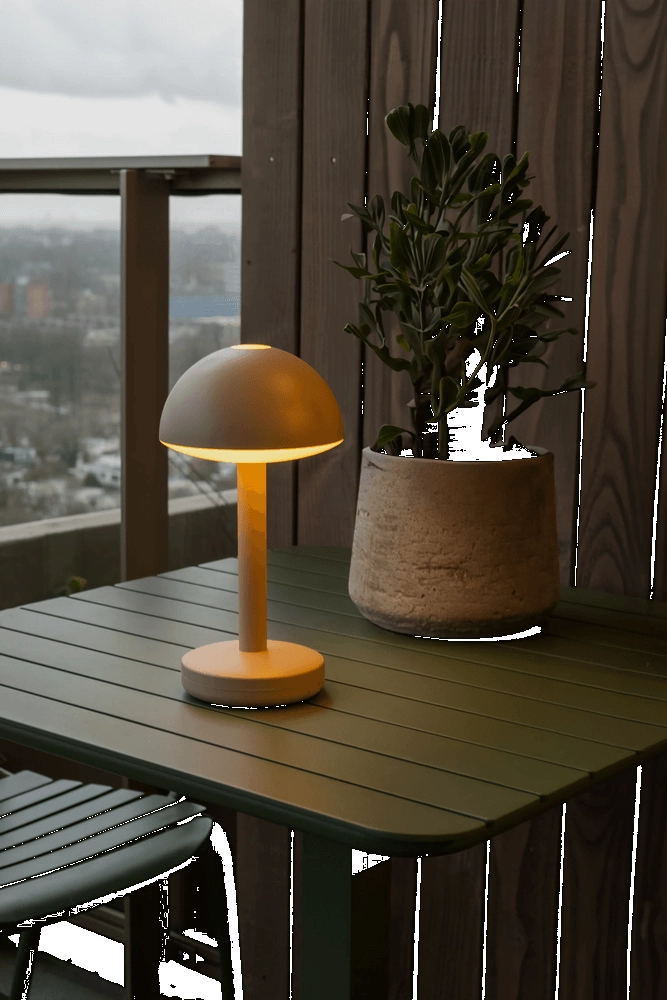 Wiederaufladbare Tischlampe Bug Beige Humble 7446023313322