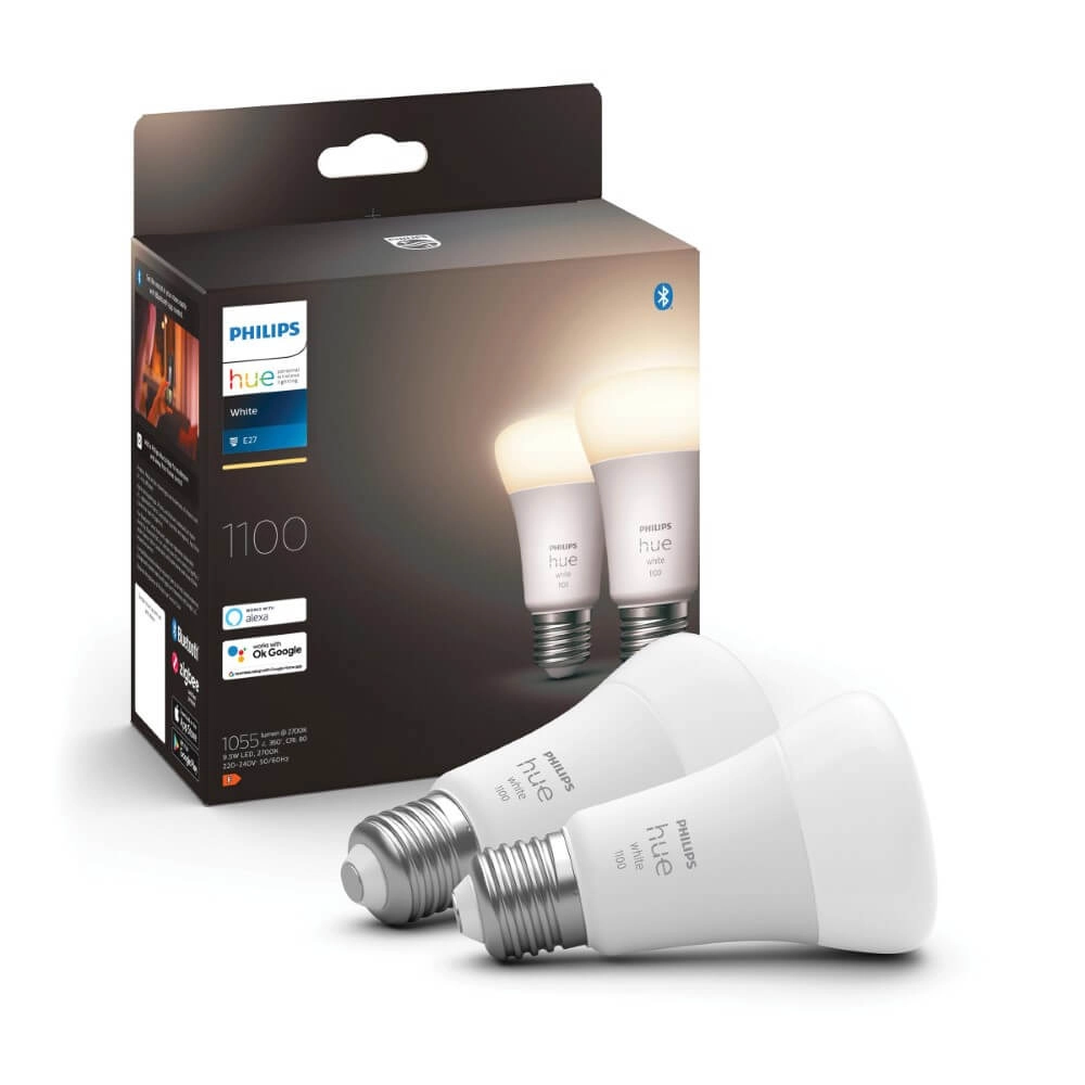 Hue - E27 - 10W - White 2er-Set Philips 8719514289192