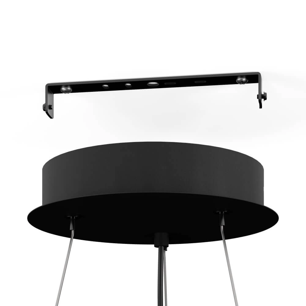 Schwarze LED-Hängelampe Bruscoli Ø 60cm Stars of Light 9008606221172