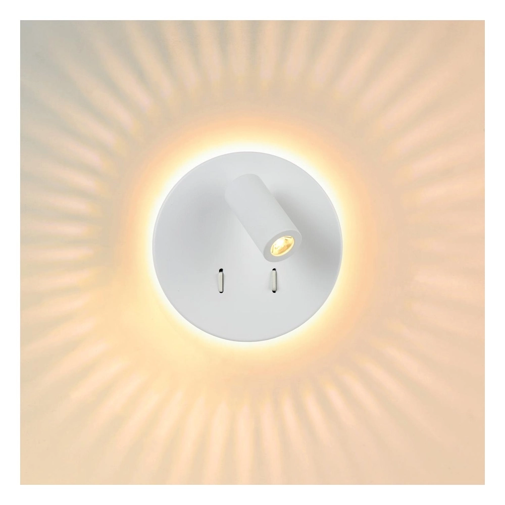 Nachttischlampe Bentjer Weiß Lucide 5411212791658