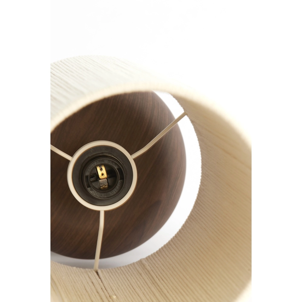 Tischlampe Danialo 67,5 cm – dunkles Holz Light & Living 8717807815219