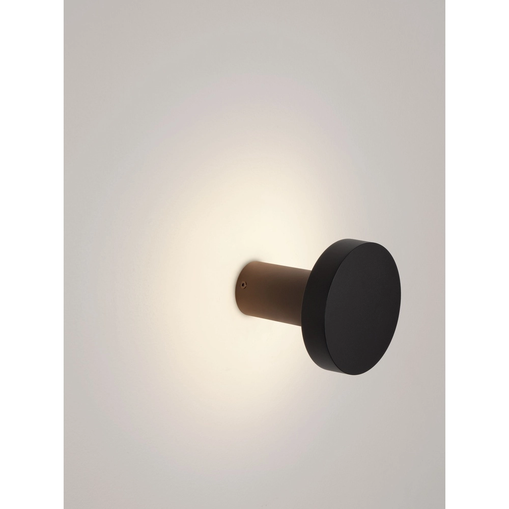 Design-Wandlampe Gong Schwarz Lyora 5212017496126