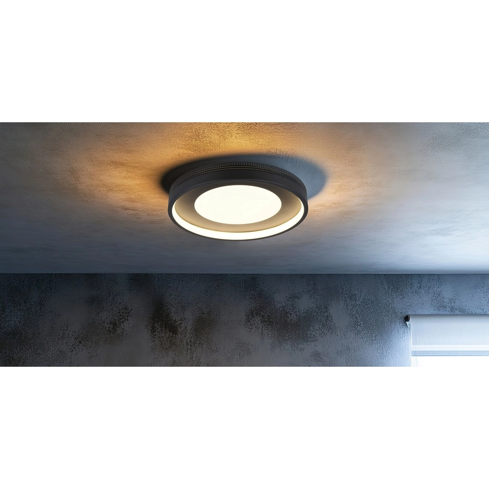 Moderne Deckenleuchte Solea schwarz Trio 4017807660951
