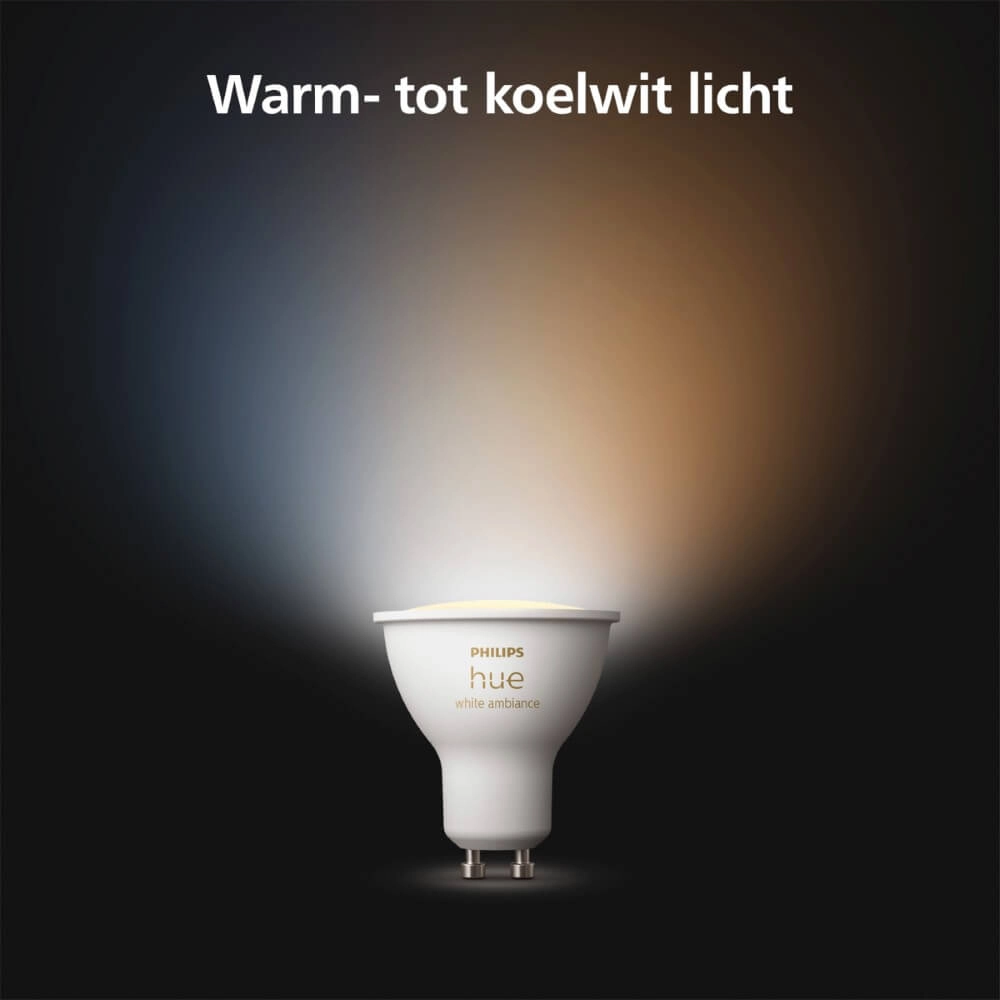 Lichtquelle Hue GU10 - 4,2W - White Ambiance Philips 8720169229976