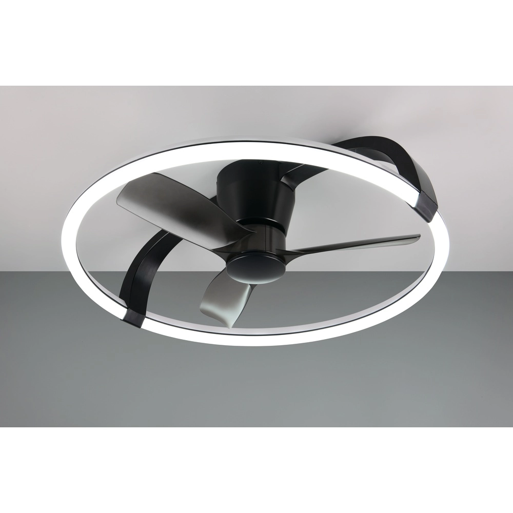 Smarthome-Lüfter Stockholm schwarze Ø 73,5 Tuya Trio 4017807693133