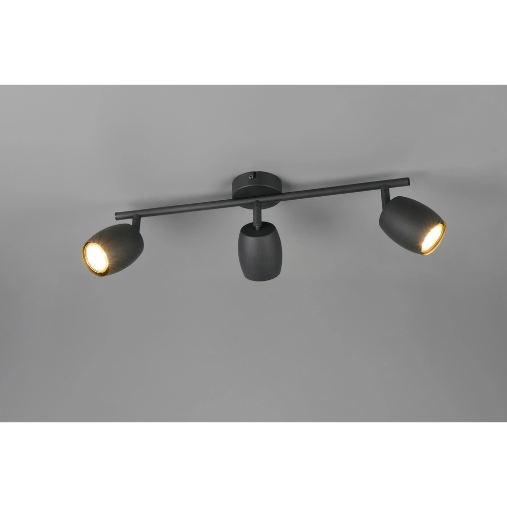 Deckenlampe Nancy 3-flammig schwarz Trio 4017807656732