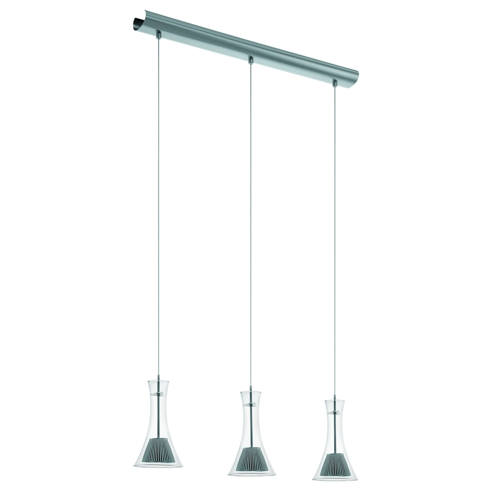 3-Licht Pendellampe Musero Nickel Eglo 9002759937935