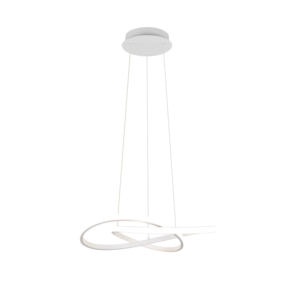 Design-Pendellampe Mansa Weiß Trio 4017807682151