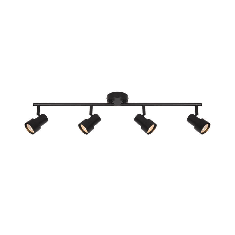 4-flammige Deckenleuchte Boston schwarz Nordlux 5704924024528