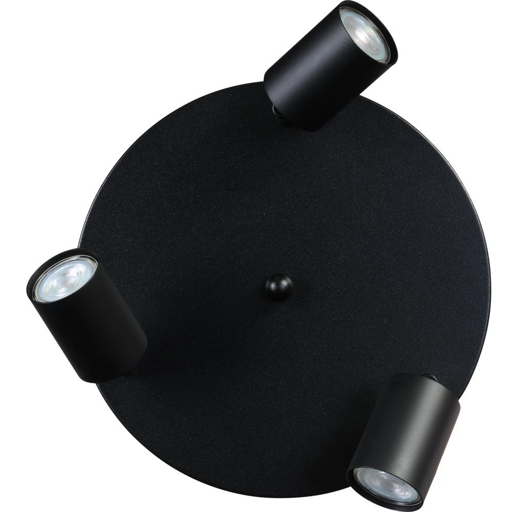 Schwarze Deckenlampe Bounce mit Strahlern Masterlight 8718121209968