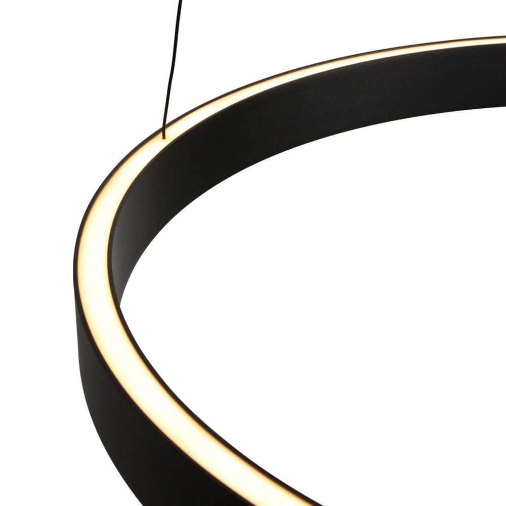 Moderne Pendelleuchte Mykty schwarz Ø 60cm Steinhauer 8712746178203