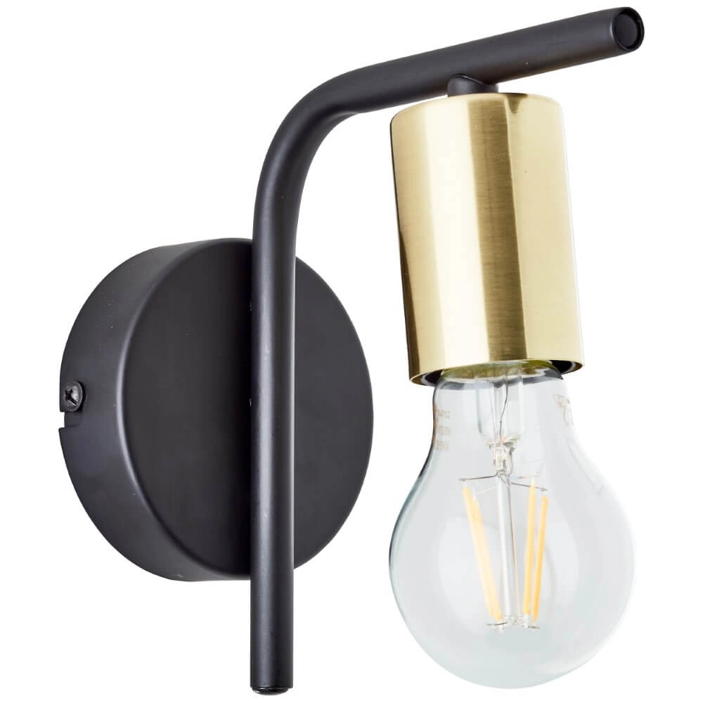 Wandlampe Kerry Schwarz Brilliant 4004353413100