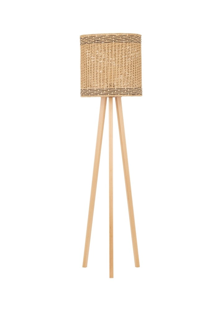 Stehlampe Plette Rattan Lyora 5212017453006