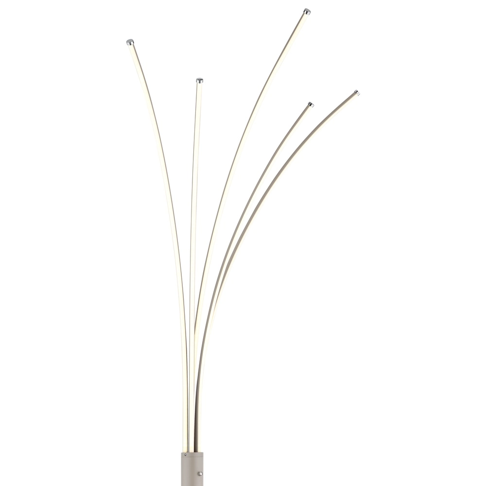 Design-Stehlampe Bizzy Sandbraun Globo 9007371578405