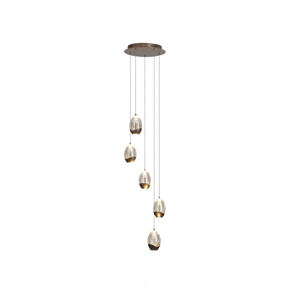 Design-Pendelleuchte Seeds 5-flammig