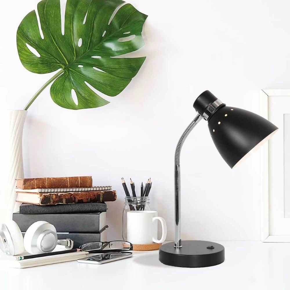 Schwarze Schreibtischlampe Spring Steinhauer 8712746161410