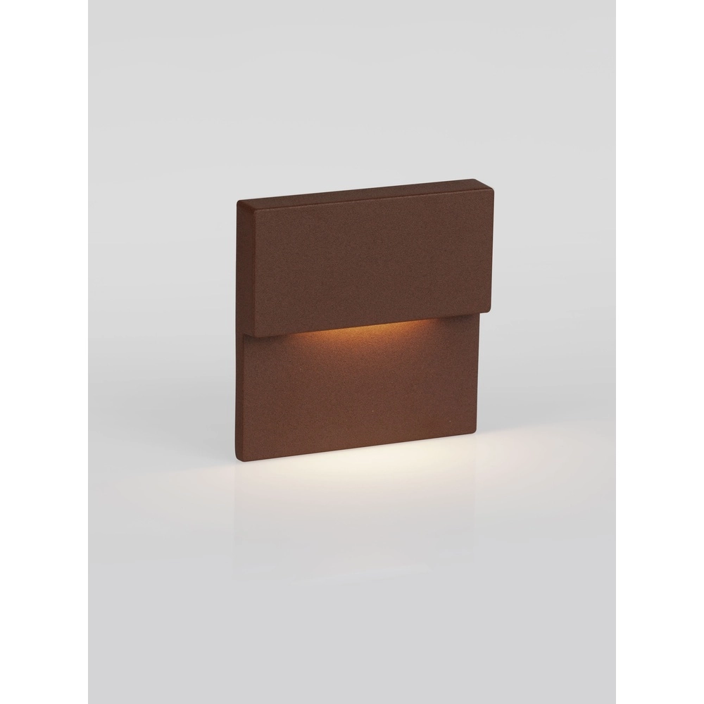 Einbauwandlampe Dan rostbrauner 3000K Lyora 5212017497505