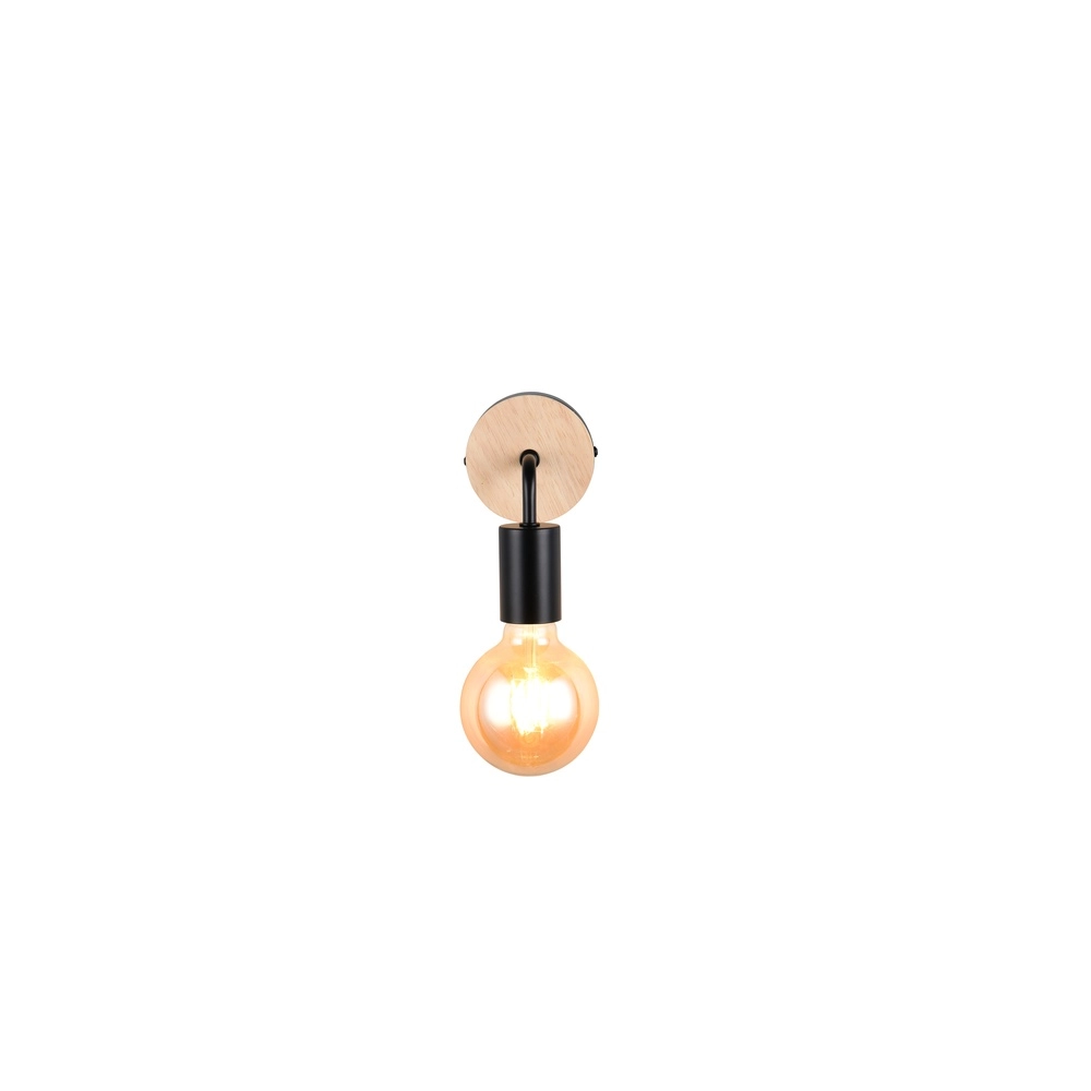 Wandlampe Merida Schwarz Trio 4017807670783
