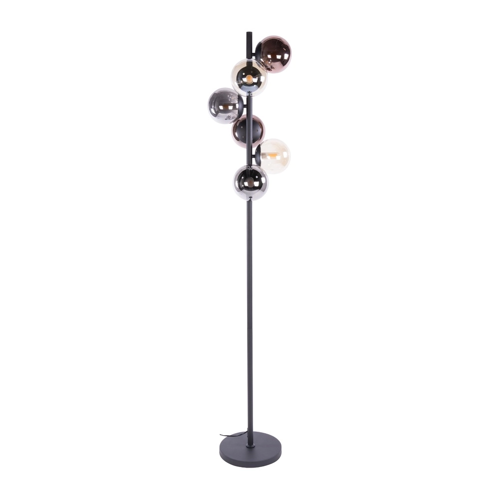 Design der Stehlampe Orb Black 6-Lights Lyora 8716803514959