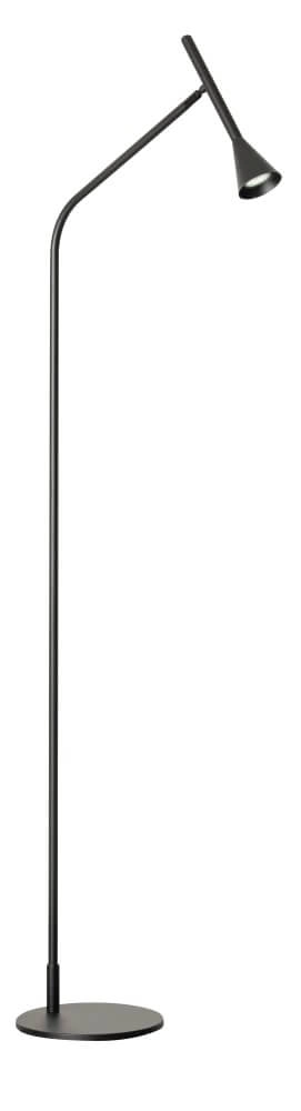 Schwarze Stehlampe Kim 166cm