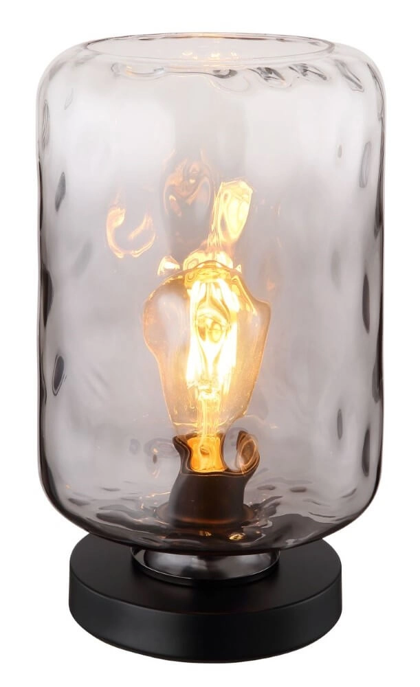 Designer-Tischlampe Darina Rauchglas
