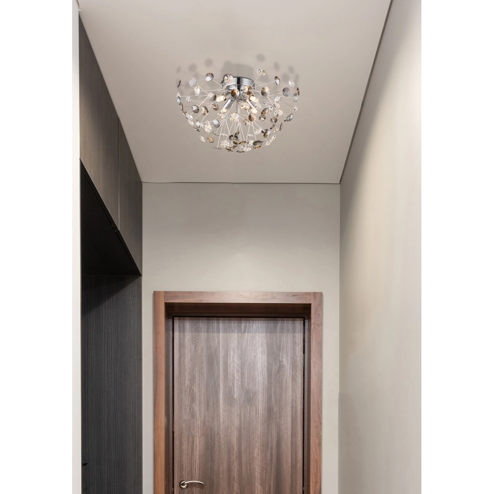 Deckenlampe Katrina chrom Ø 45cm Globo 9007371481330