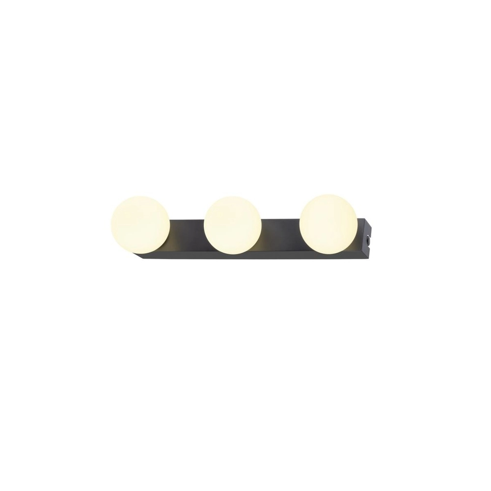 Wandleuchte Sun Mirror 4-flammig schwarz SLV 4024163318303
