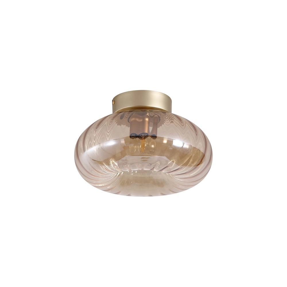 Deckenlampe Celestial Braunes Glas Searchlight 5053423306728