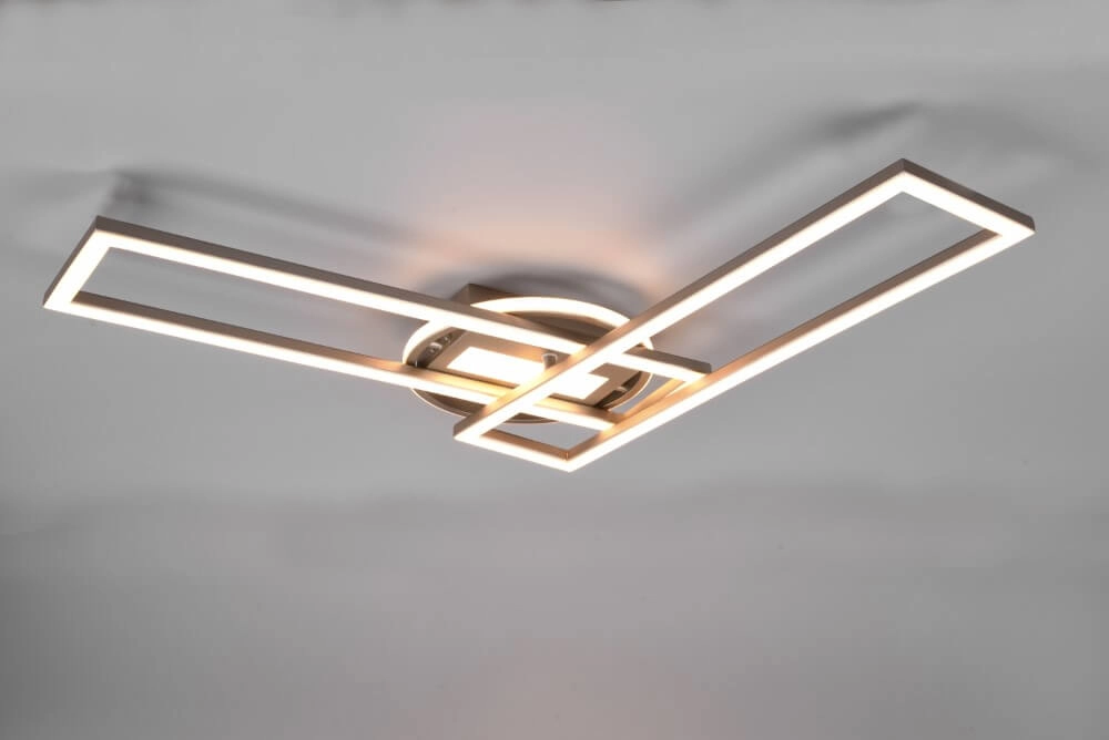 Verstellbare LED-Deckenleuchte Twister Gold Trio 4017807540451