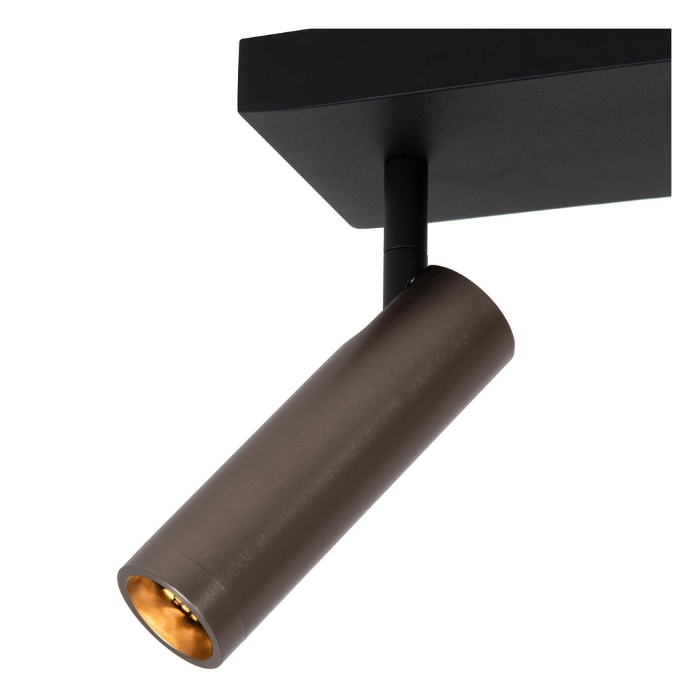 Elegante Deckenlampe Grado 2-hell metallisch-grau Lucide 5411212221711
