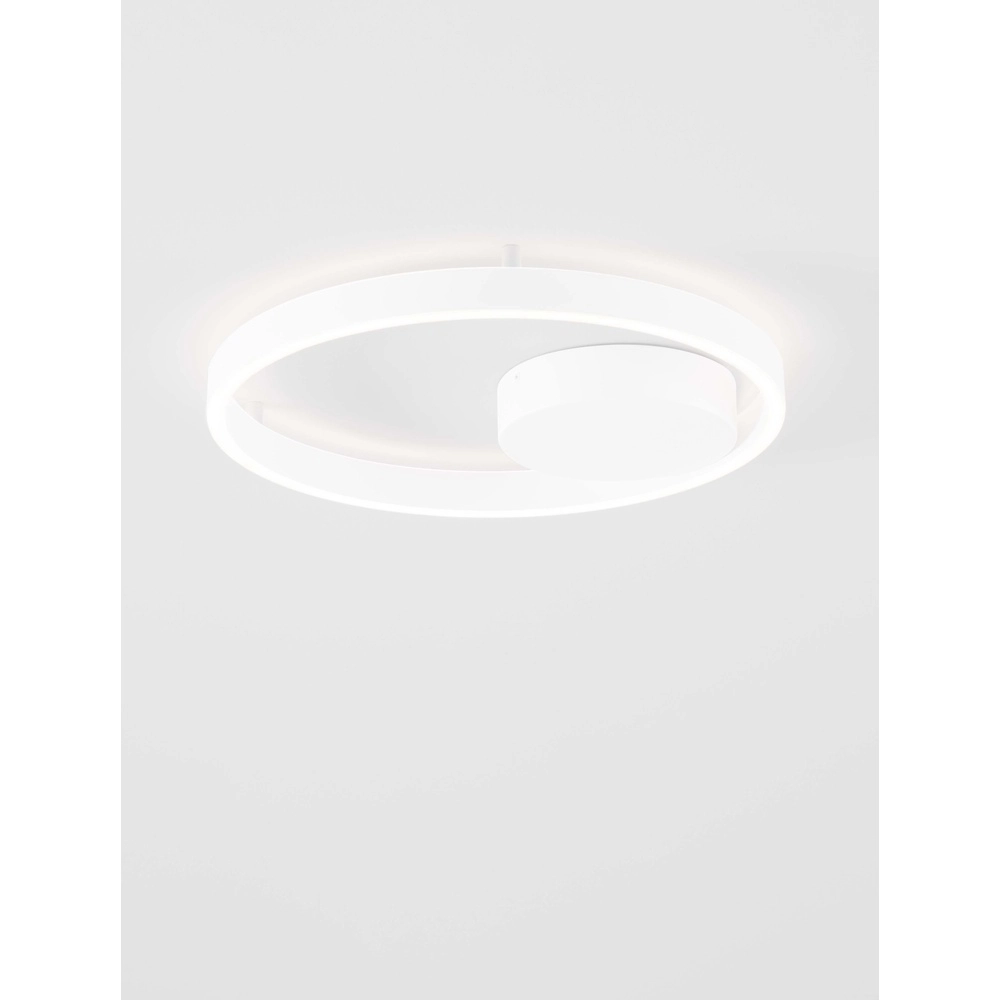 Deckenlampe Hedra rund Ø 40cm weiß Lyora 5212017448859