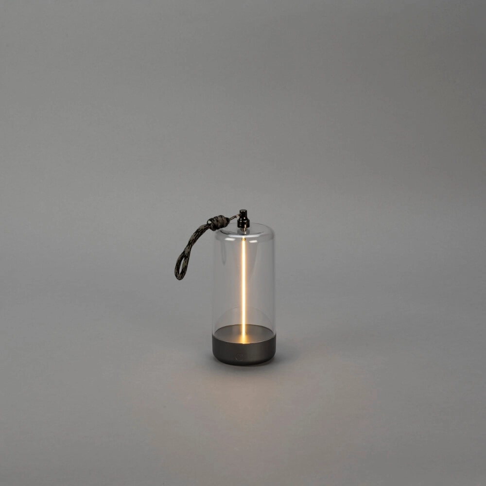Wiederaufladbare Lampe Edison XS anthrazit KonstSmide 7318307849370