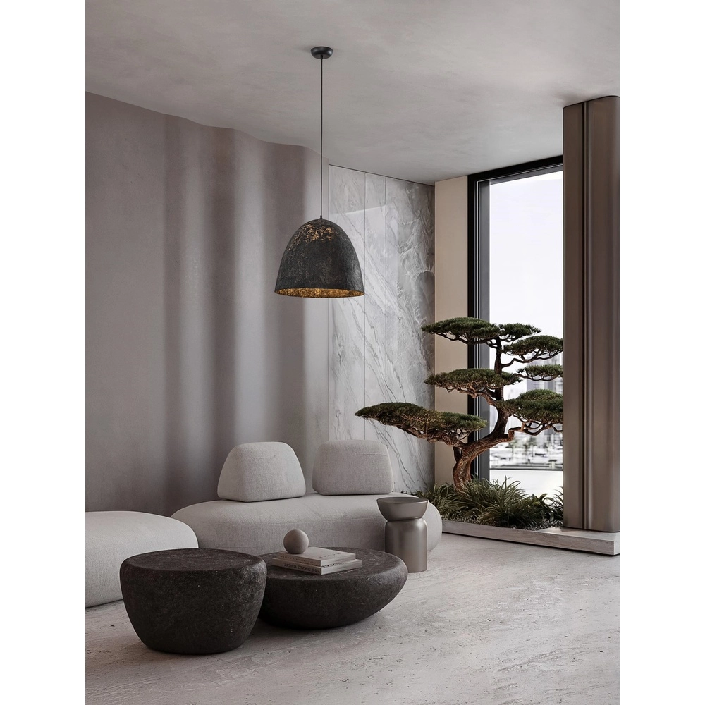 Pendelleuchte Solis schwarz Ø 50cm Lyora 5212017477835