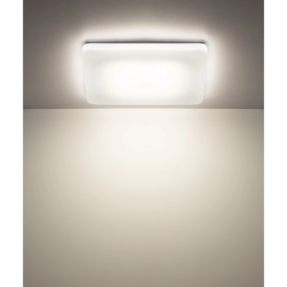 Deckenlampe Donte Quadratisches Weiß 41 cm Globo 9007371586707