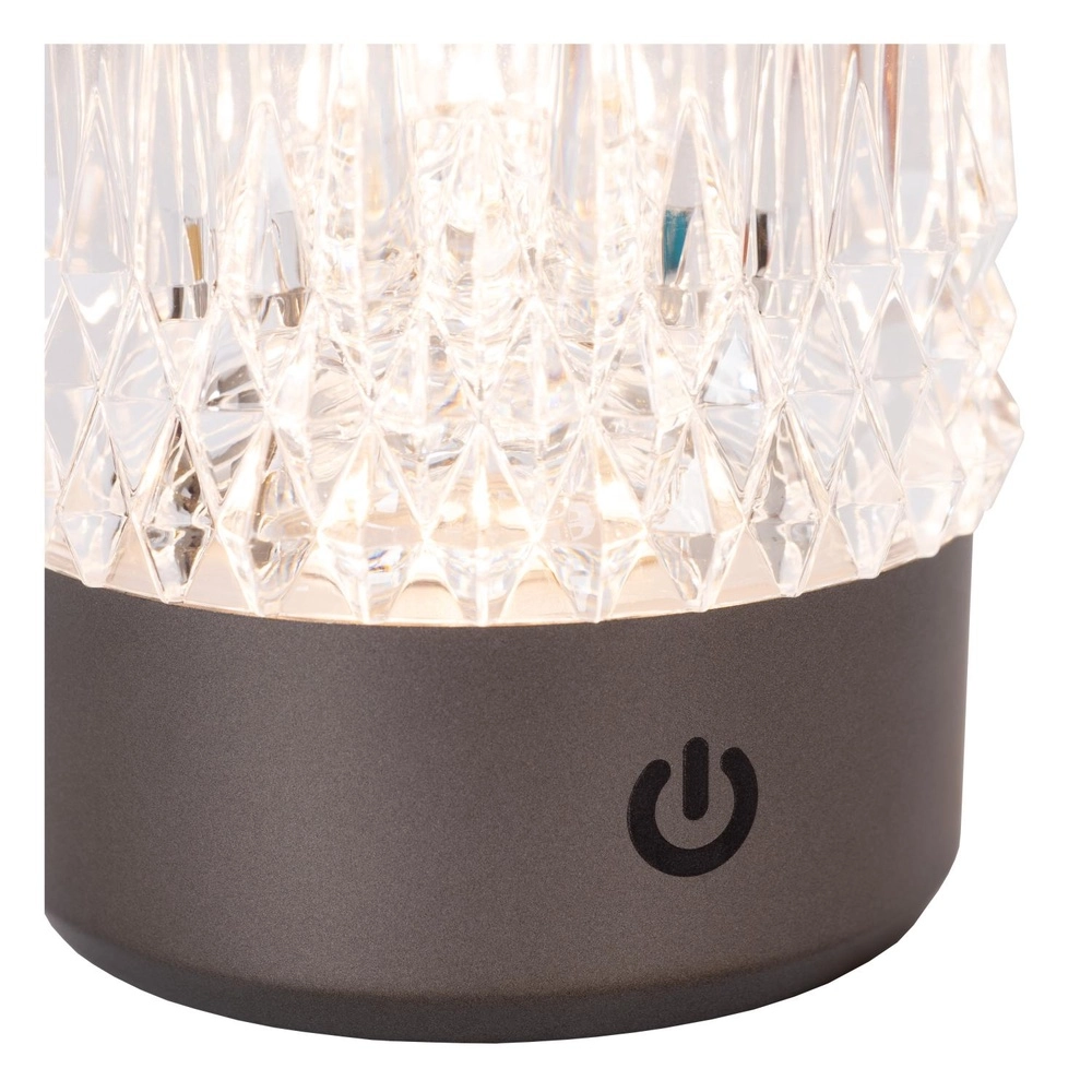 Wiederaufladbare Tischlampen Lily Set von 3 Chrom Lucide 5411212461087