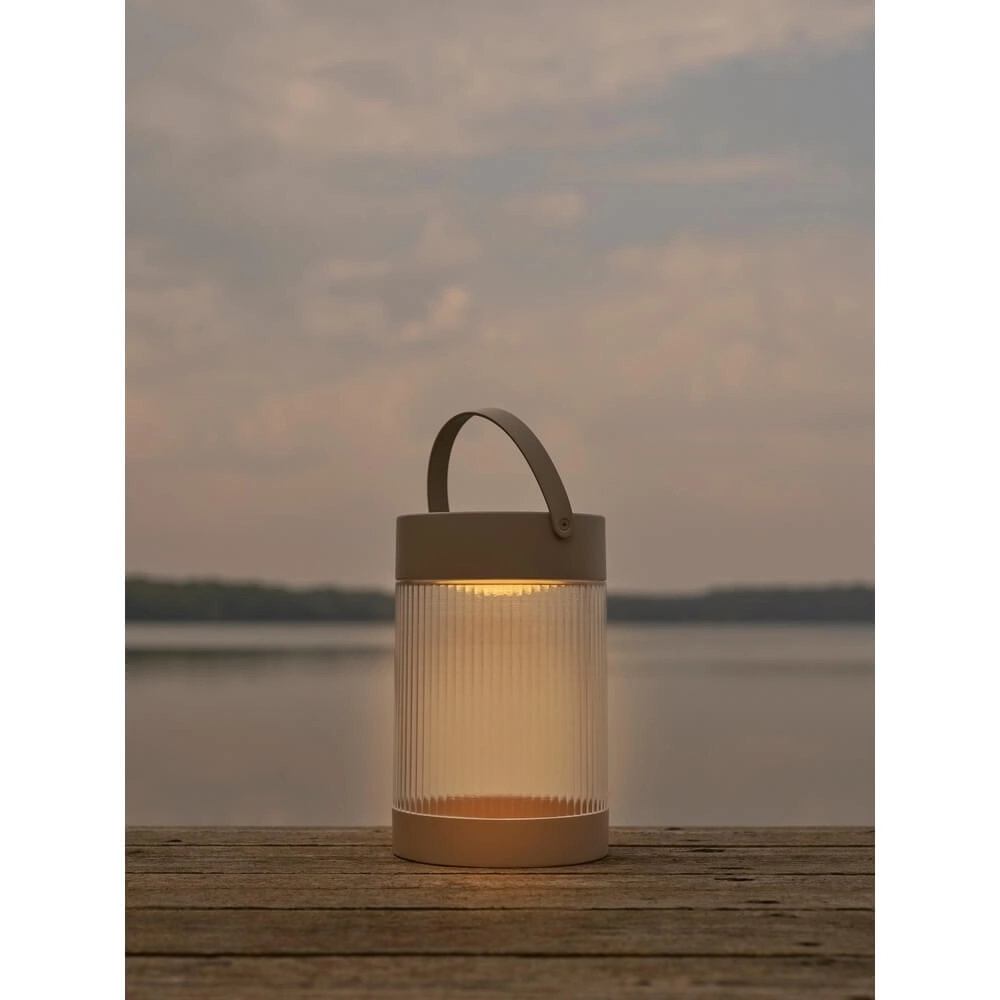 Tischlampe Coupar Sandbraun Solar Nordlux 5704924023453