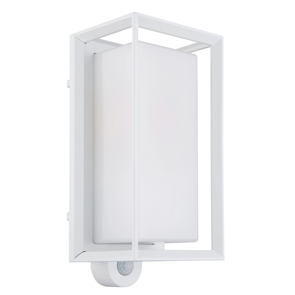 Außenwandlampe Logana Weiß mit Sensor Globo 9007371474813