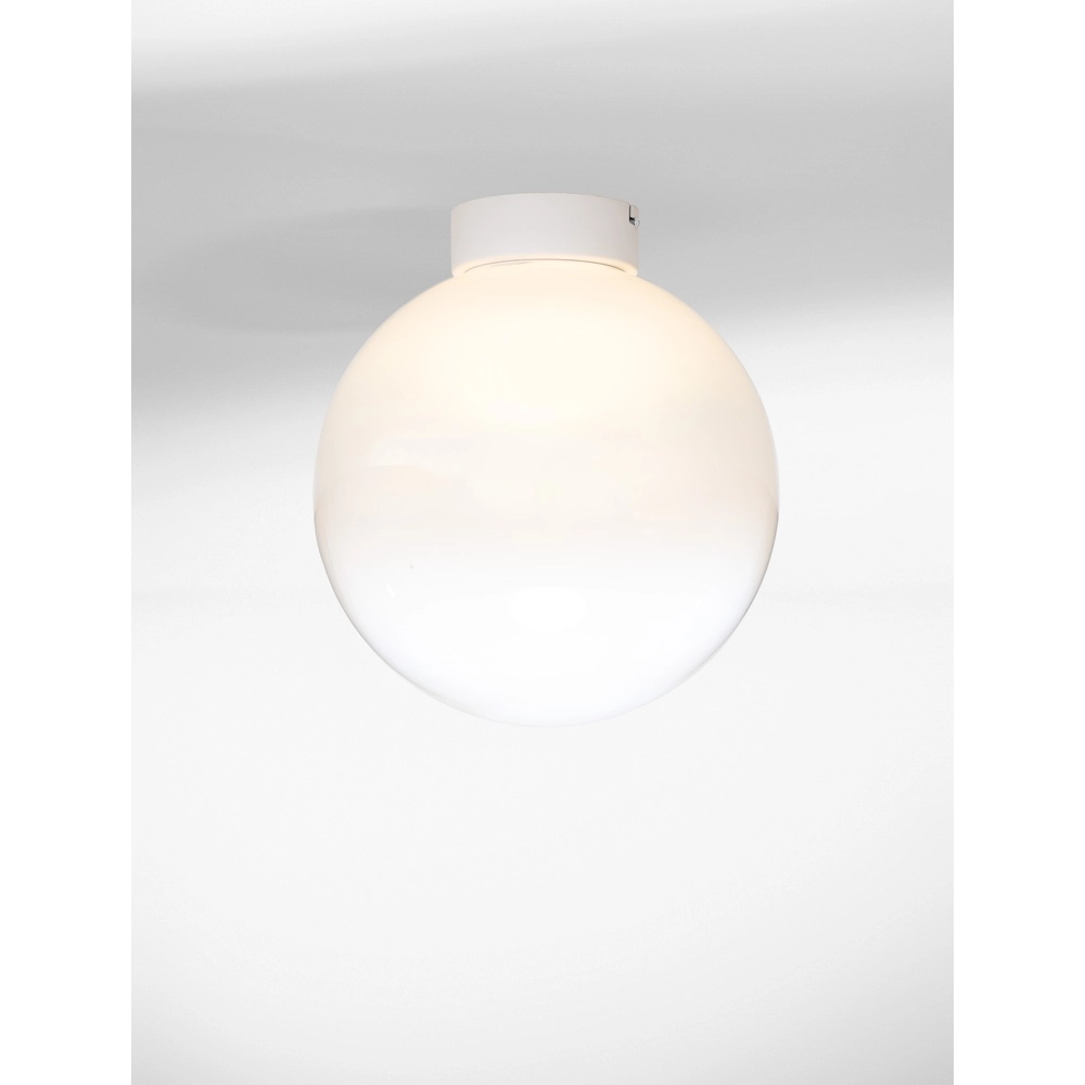 Weiße Deckenleuchte Bolita Glühbirne Ø 30cm Lyora 5212017483607