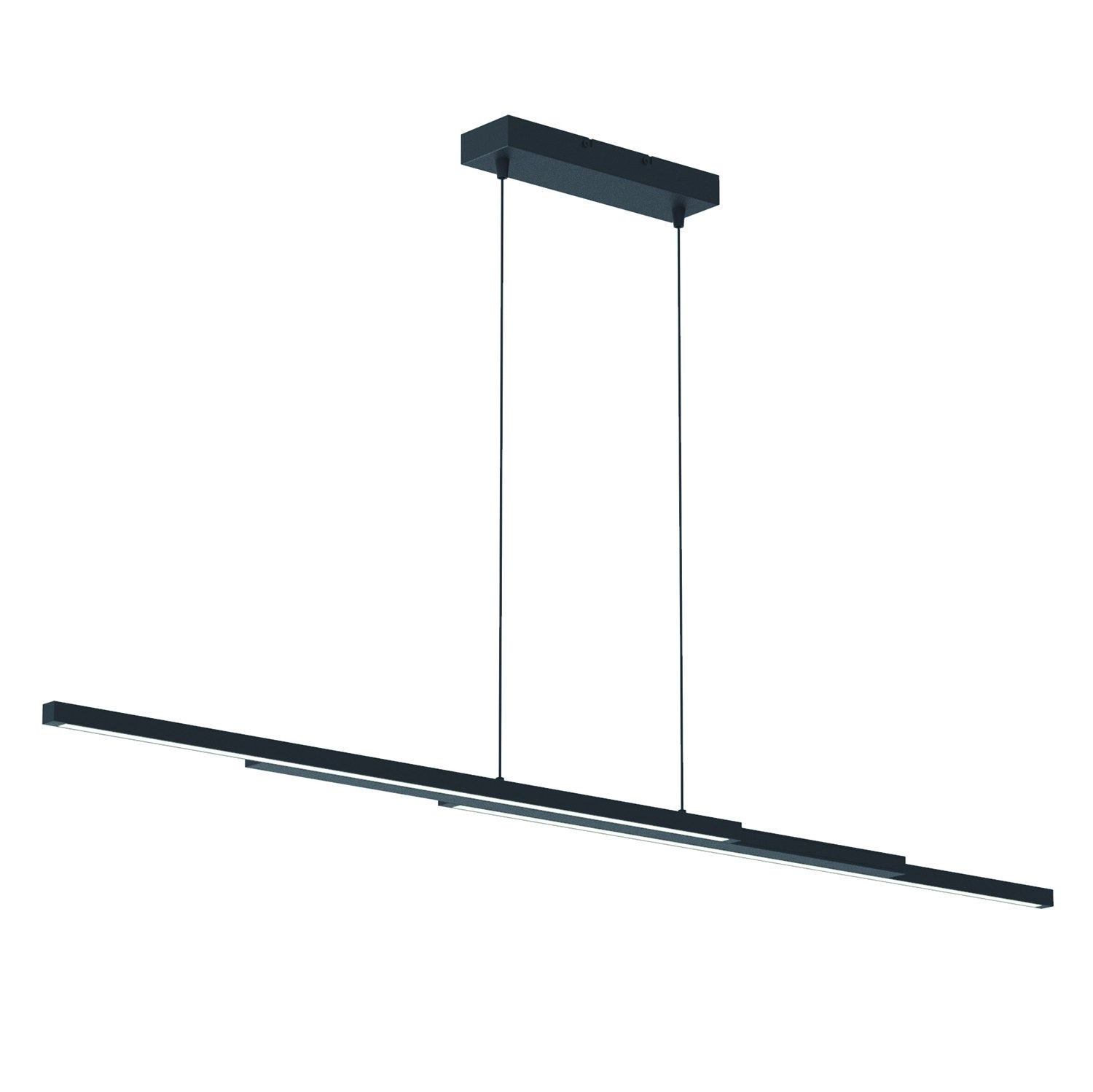 LED Hängelampe Zelena Motion Einstellbare 80 cm schwarz Steinhauer 8712746122770
