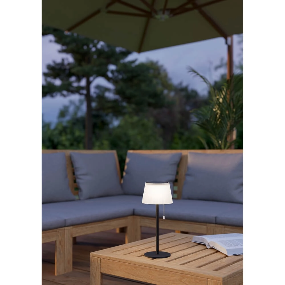 Tischlampe Scordiano Schwarz-Weiß-Solar Eglo 9008606355112
