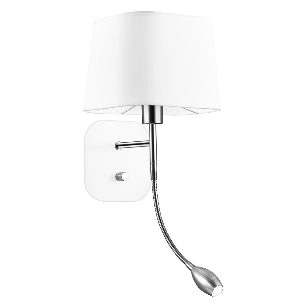 Wandleuchte Montato Weiß mit Chrom Lyora 5212017403902