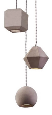 Vide-Hängelampe Geometric Beton Lyora 5903139969598