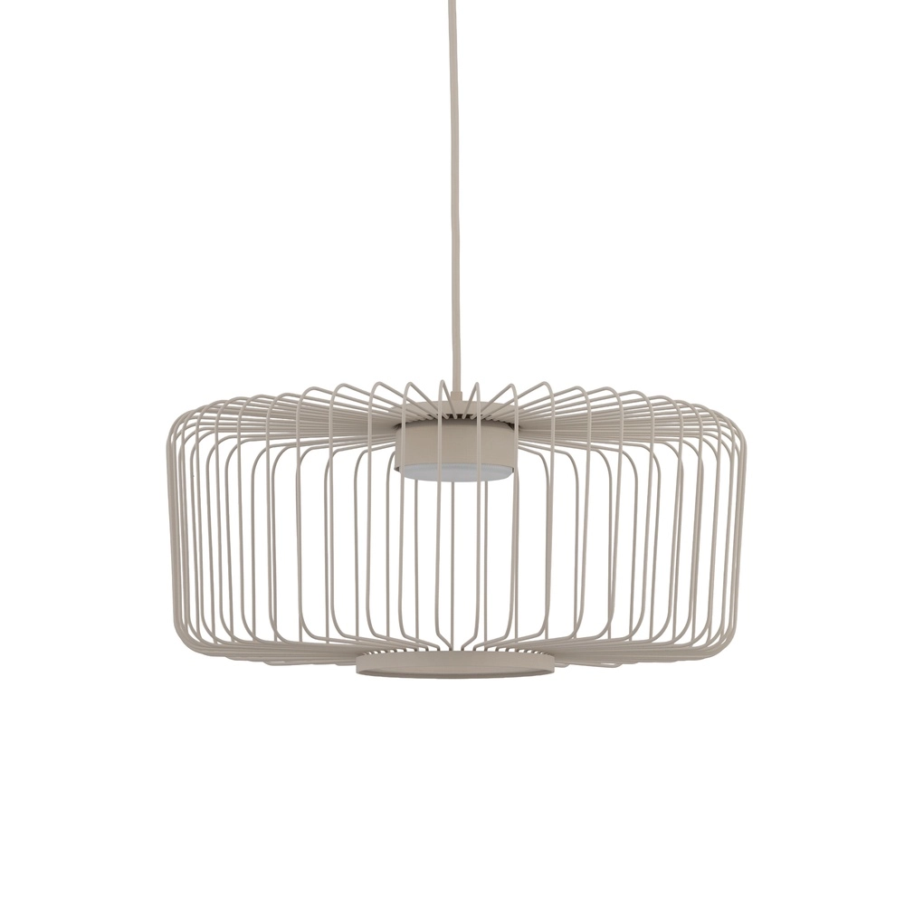 Käfiglampe Kenai sandbraun Ø 38 cm Lyora 5903139122269